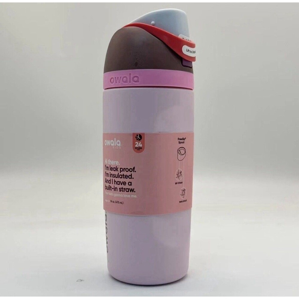 16oz Kids Owala Cake Pop FreeSip Water Bottle Sport Mug water bottles